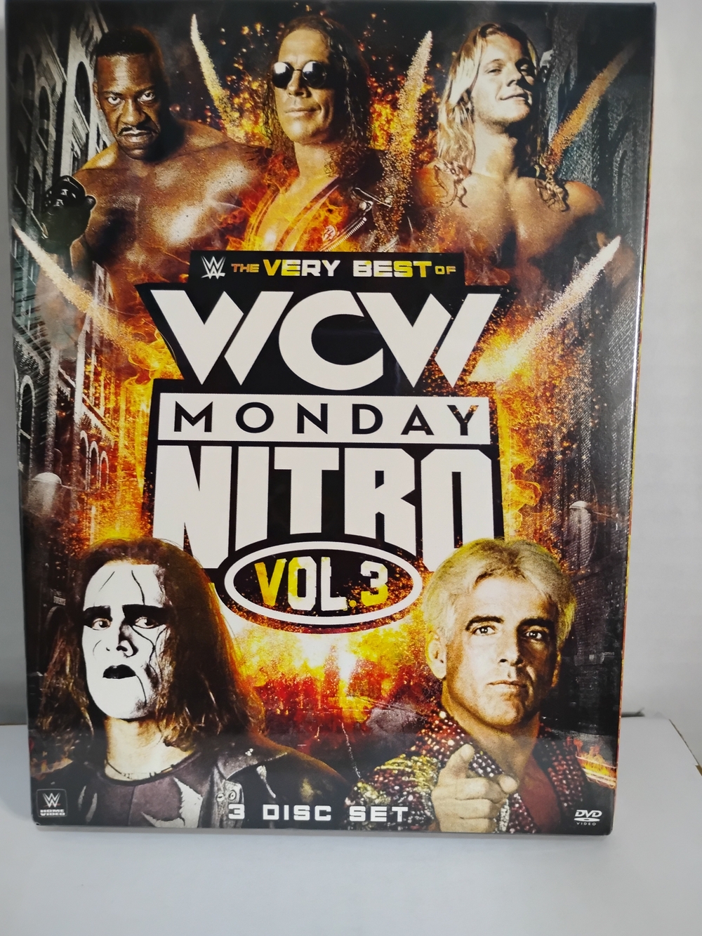 WWE WCW Monday Nitro Vol. 3 DVD - Black & Orange Artwork